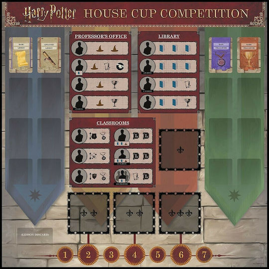 Board Game Harry Potter: House Cup Competition for 2-4 Players 11+ Years Old (EN) USAopoly