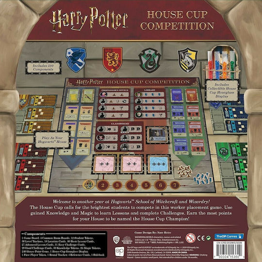 Board Game Harry Potter: House Cup Competition for 2-4 Players 11+ Years Old (EN) USAopoly