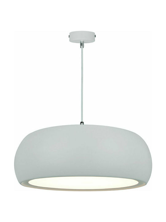 Viokef Sali Pendant Light White 35x350cm