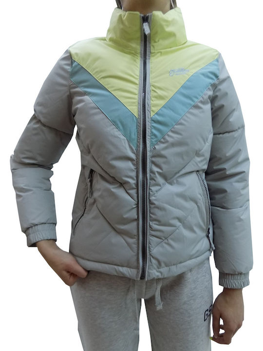 Women's Short Puffer Jacket for Winter