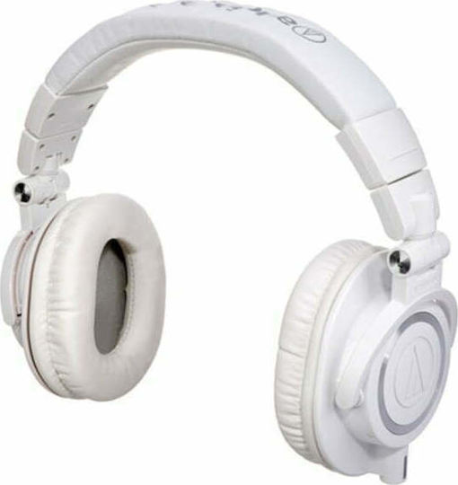 Audio Technica ATH-M50x Жични Over Ear Слушалки Бели