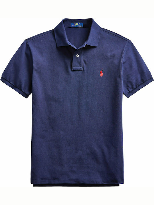 Ralph Lauren Men's Short Sleeve Blouse Polo Navy