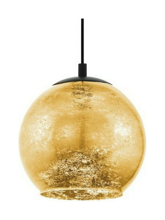 Eglo Albaraccin Pendant Light Yellow with Socket E27