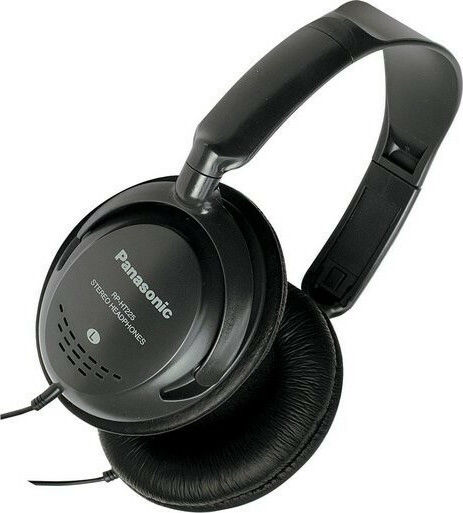Panasonic RP-HT225 Kabelgebunden Über Ohr Kopfhörer Schwarz