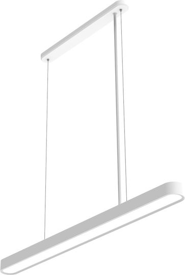 Yeelight Ρυθμιζόμενο Κρεμαστό Φωτιστικό Λευκό LED με Ρυθμιζόμενο Λευκό Φως με Κρύσταλλα 90x12εκ.