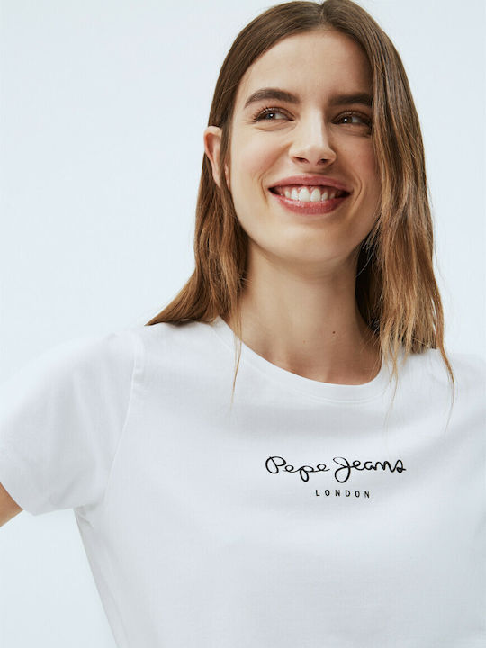 Virginia Bluza Damă Tricou Alb