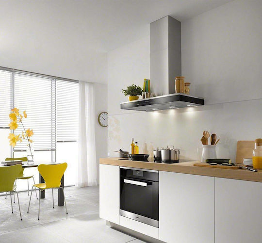 Miele D Puristic Edition 6000 Απορροφητήρας Νησίδα 89.8cm Inox με Wi-Fi