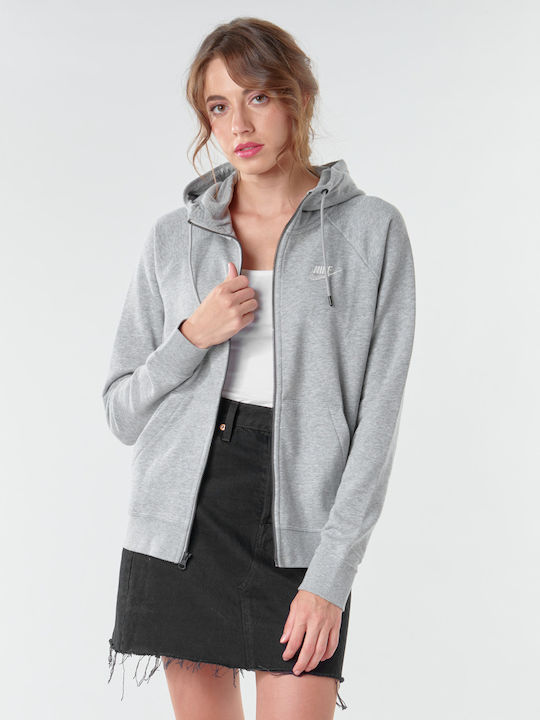 Sportswear Essentials Women's Sweatshirt Jacket Hooded Gray