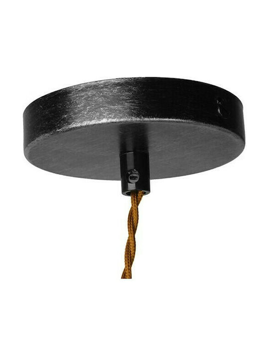 GloboStar Rubinetto Pendant Light Silver with Socket E27 5x7.5x20cm