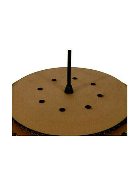 GloboStar Crete Brown Bell Pendant Ceiling Light with E27 Socket 40x34x34cm
