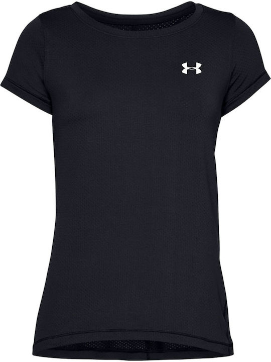 HeatGear Γυναικείο T-shirt Fast Drying Μαύρο