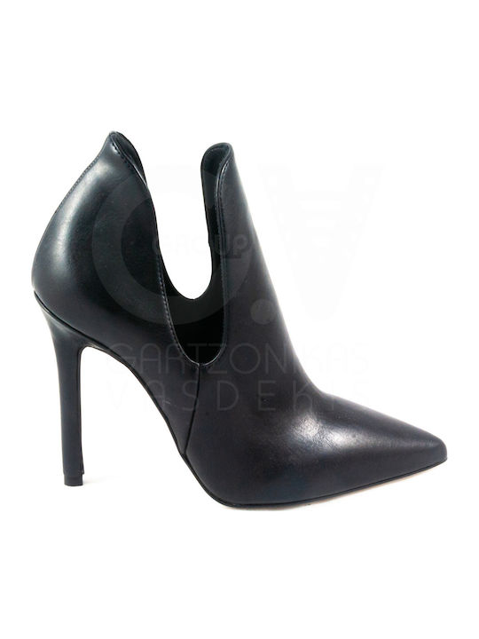 Women's Ankle Boots with High Heel Black