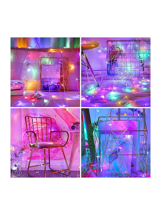 100 Λαμπάκια LED 13μ. RGB σε Σειρά