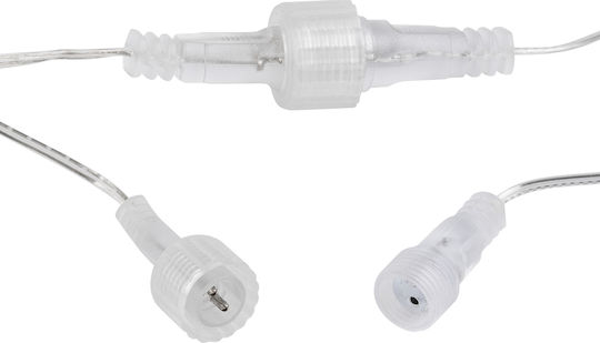 100 Lichterketten LED 13m. Kaltes Weiß in Zeichenfolge 1Stück