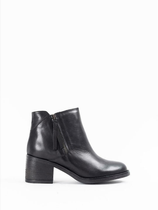 4206 Leather Women's Ankle Boots Black