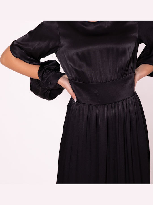 Maxi Dress for Wedding - Christening Black