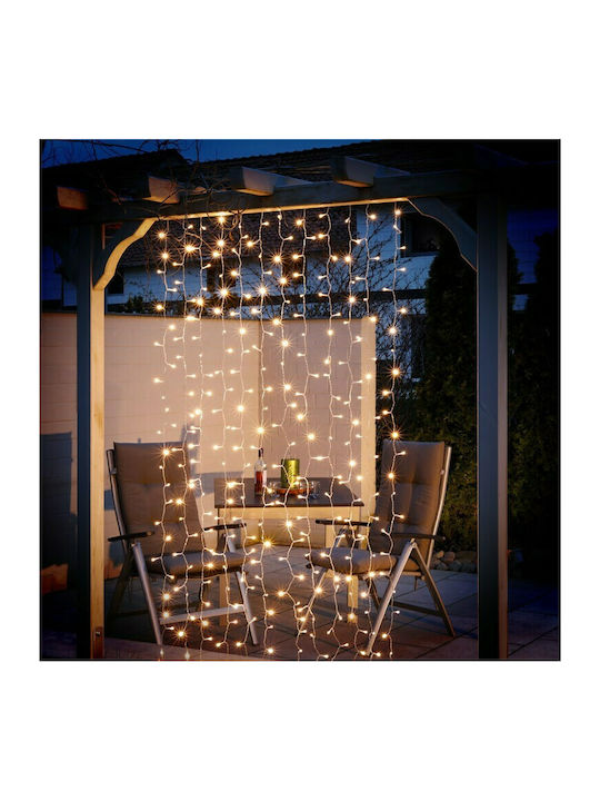 300 Lights LED 6.1m. x 250cm White type Curtain Goobay