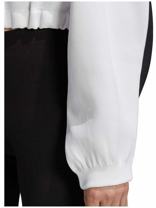 Cropped Women's Sweatshirt Black/white