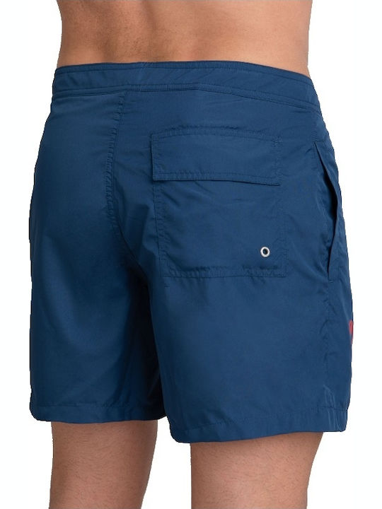 Franklin & Marshall Costum De Baie Bărbați Bermude Albastru Marin Franklin & Marshall Costum De Baie Bărbați Bermude Albastru Marin
