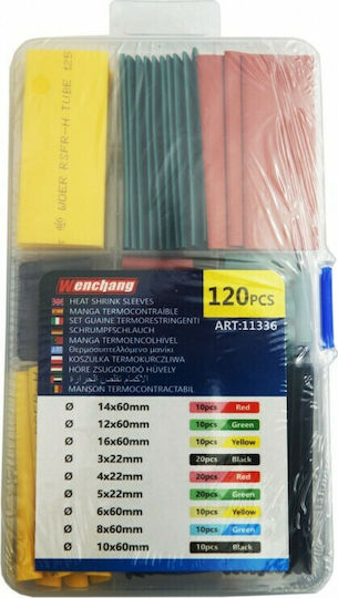 Heat-Shrink Cable Case 120 Pieces Black 120 Pieces 11336