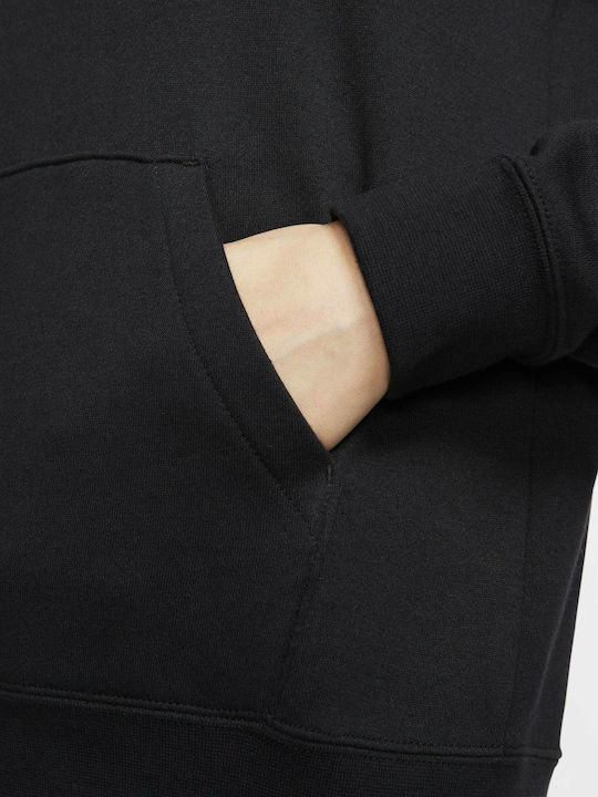 Sportswear Essentials Γυναικείο Φούτερ με Κουκούλα Μαύρο
