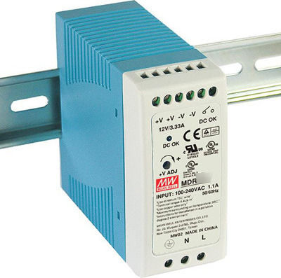 Mean Well DIN-Schienen-Netzteil Mini MDR60-5 mit Ausgang 5V und Leistung 60W 10A