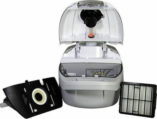 Comfort HJW1701-A Ηλεκτρική Σκούπα 700W με Σακούλα 3lt Λευκή