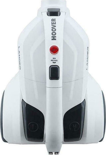 Hoover Lander LA11 011 Ηλεκτρική Σκούπα 700W με Κάδο 1.2lt Λευκή