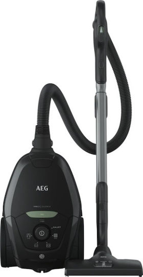 AEG VX82-1-OKO Ηλεκτρική Σκούπα 600W με Σακούλα 3.5lt Μαύρη