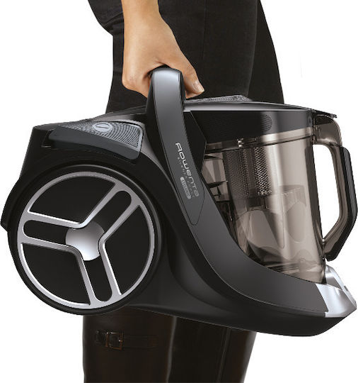 Rowenta Silence Force Cyclonic Aspirator 550W cu bol 2.5lt Neagră