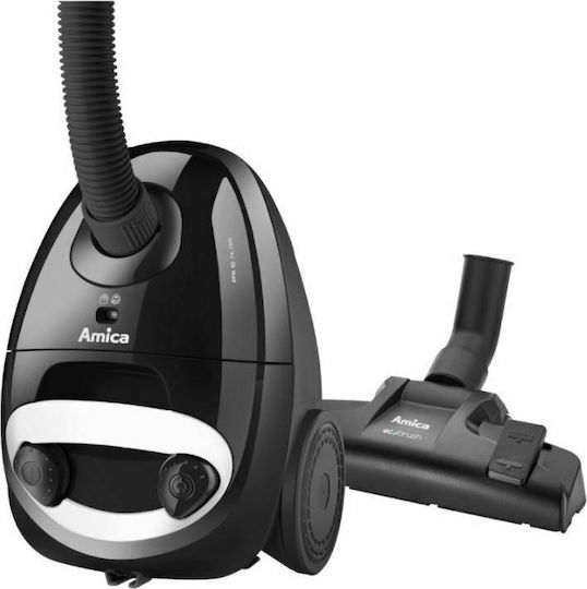 Amica ORA VM1032 Ηλεκτρική Σκούπα 900W με Σακούλα 2lt Μαύρη
