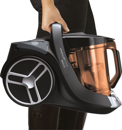 Rowenta Silence Force Cyclonic Vacuum Cleaner 550W Bagless 2.5lt Black