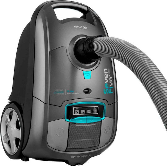 Sencor SVC 7550TI Прахосмукачка 750W С торба 3.5лт Черна