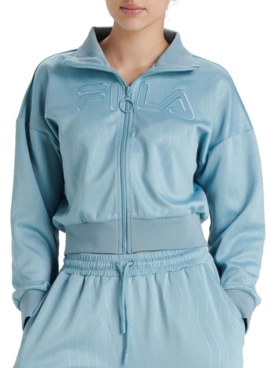 Kiya Women's Sweatshirt Jacket Blue