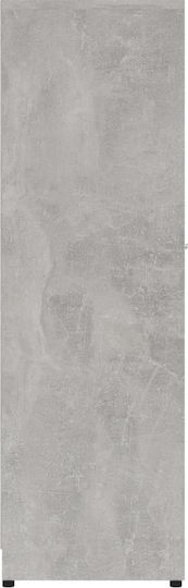 vidaXL Floor Bathroom Column Cabinet L30xD30xH95cm Gray