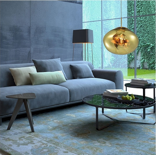 Hatzipantos Stores Pendant Light Gold with Socket E27 25cm