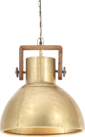 vidaXL Pendant Light Bronze with Socket E27 40x47cm