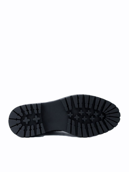 Courtbey Wildleder Stiefeletten Damen Schwarz