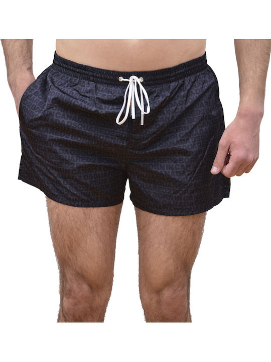 Born In Canada Men's Swimwear Shorts Black with Patterns