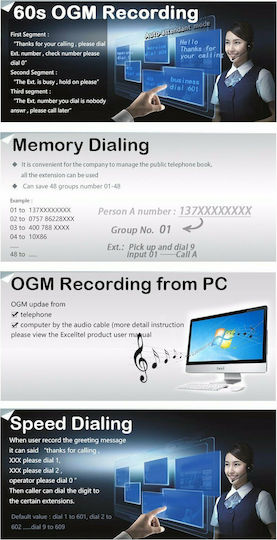 Excelltel MK308 Call Center PSTN