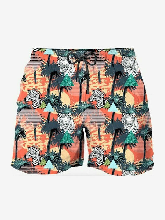 Big Two Men's Swimwear Shorts Multicolour with Patterns
