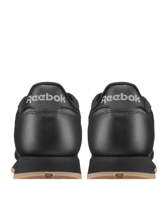 Classic Leather Ανδρικά Sneakers Intense Black / Gum