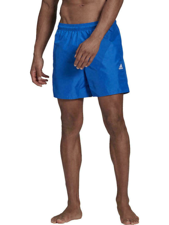 Solid Men's Swimwear Shorts Glow Blue
