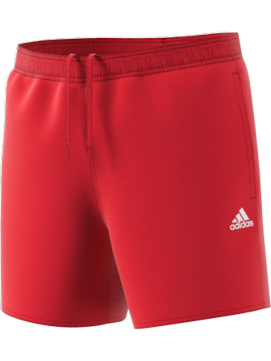 Solid Men's Swimwear Shorts Red