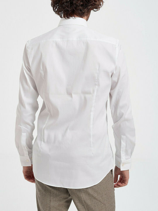 Hugo Boss Men's Shirt Long Sleeve Cotton White