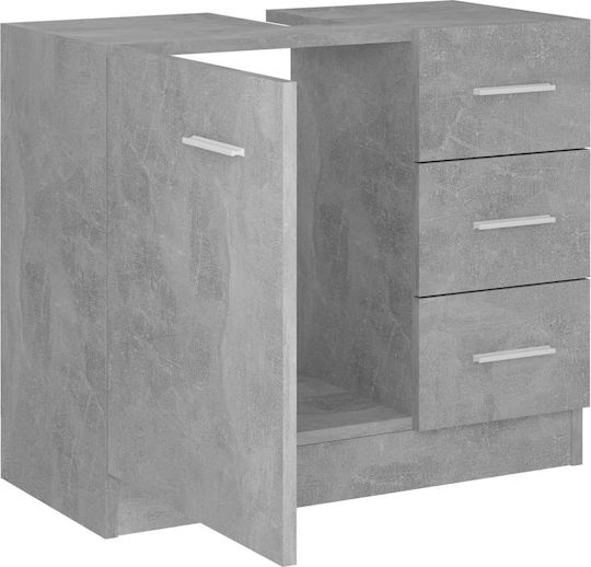 vidaXL Countertop without Sink L63xW30xH54cm Gray