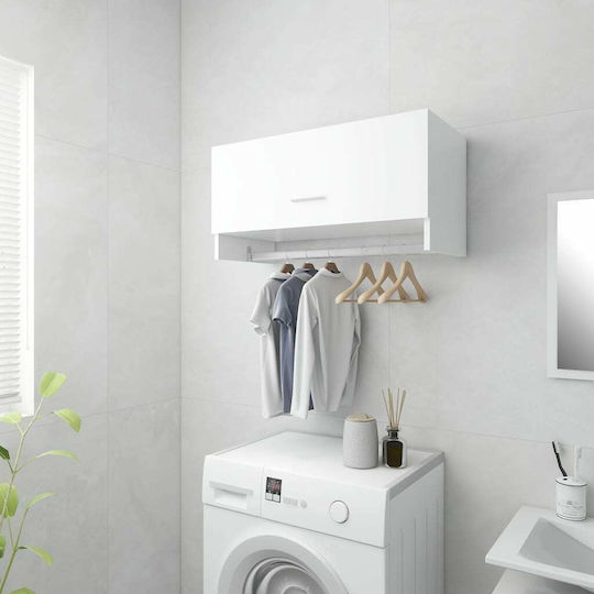 vidaXL Badezimmerschrank B70xT32.5xH35cm Weiß
