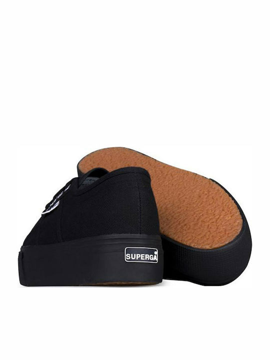 2790 Acotw Linea Up And Down Дамски Флатформи Маратонки Full Black