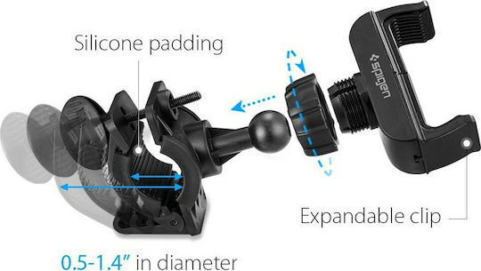 Spigen A250 Bicycle Mobile Phone Holder Black