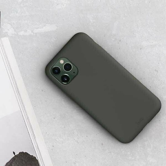 Uniq Lino Hue Back Cover Σιλικόνης 2mm Γκρι (iPhone 11 Pro Max)